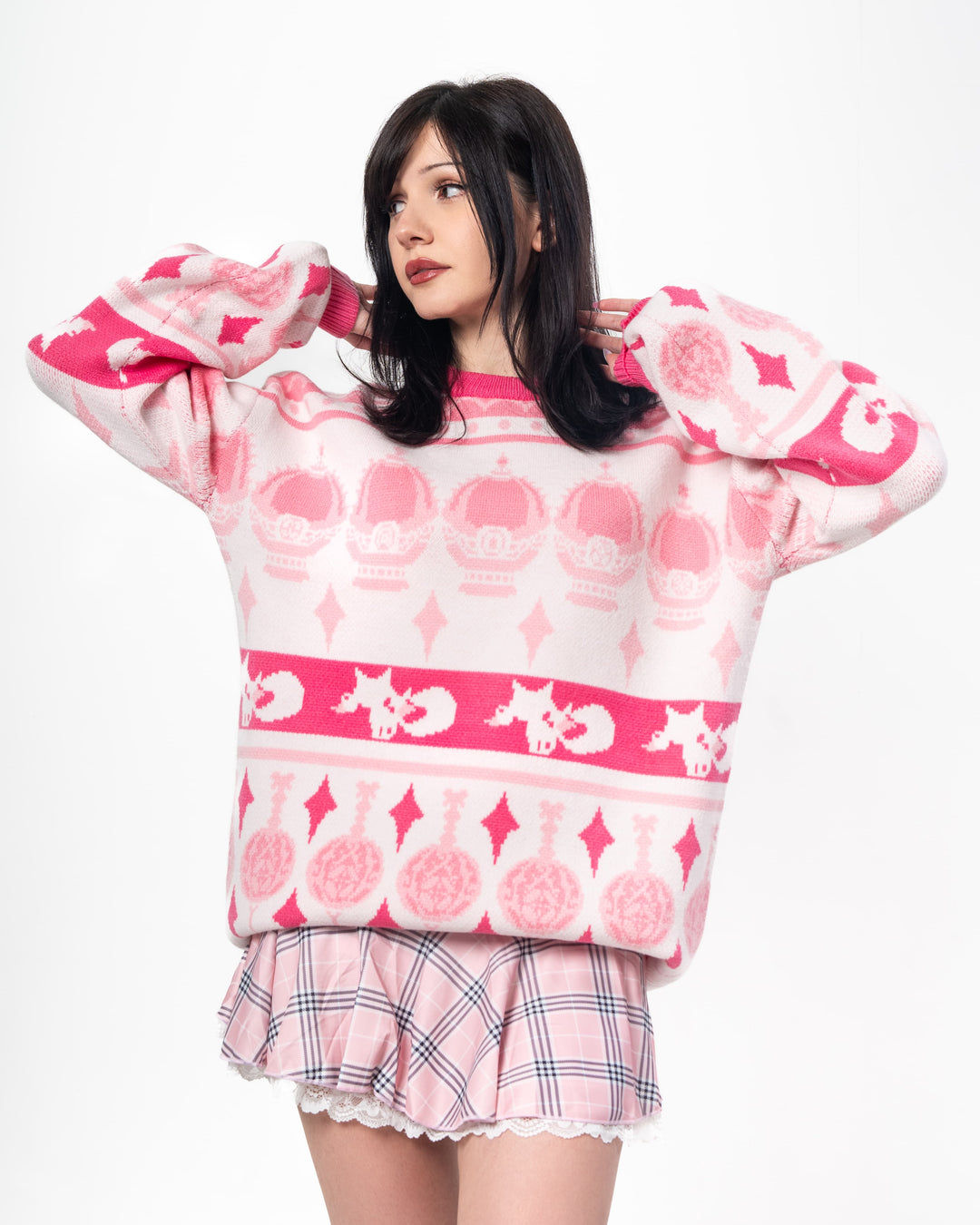 Madoka Magica Patterned Sweater