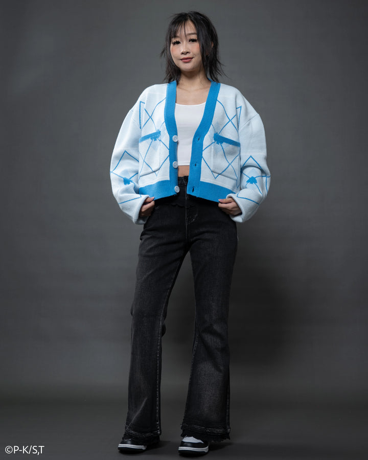 Amu Spade Cropped Cardigan