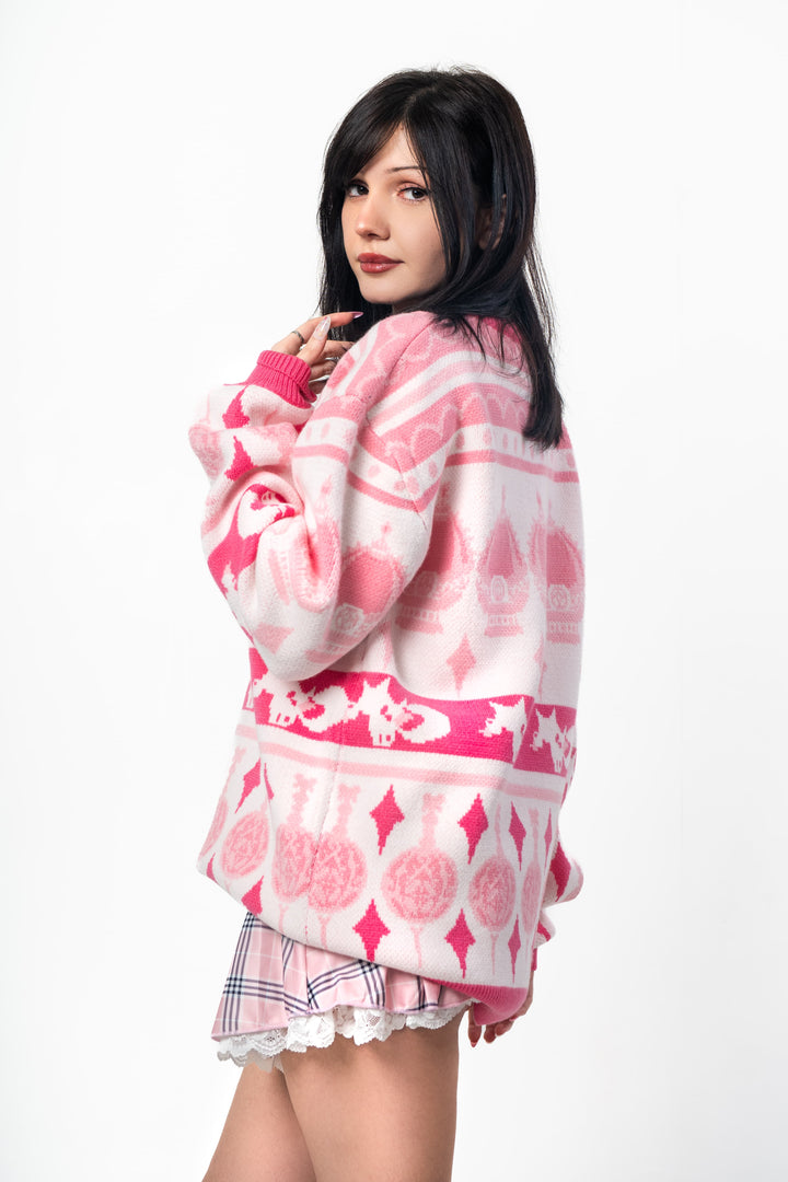 Madoka Magica Patterned Sweater