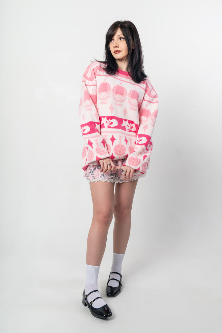Madoka Magica Patterned Sweater