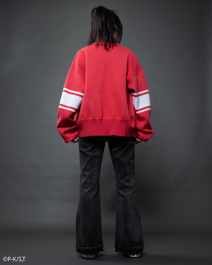 Amu Knit Zip Up