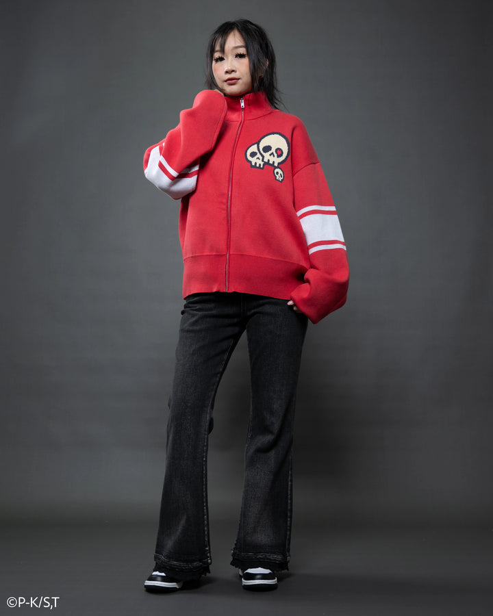 Amu Knit Zip Up