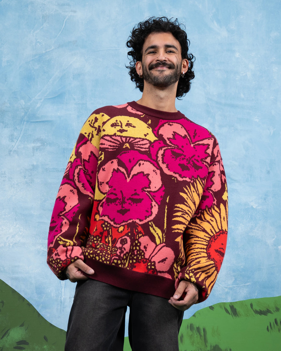 Flowers Sweater