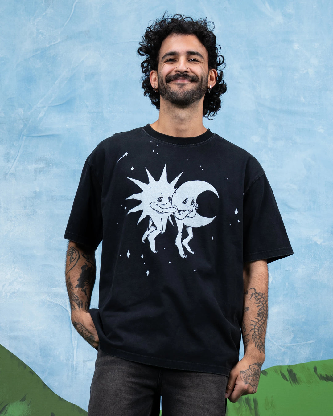 B&W Sun & Moon Tee