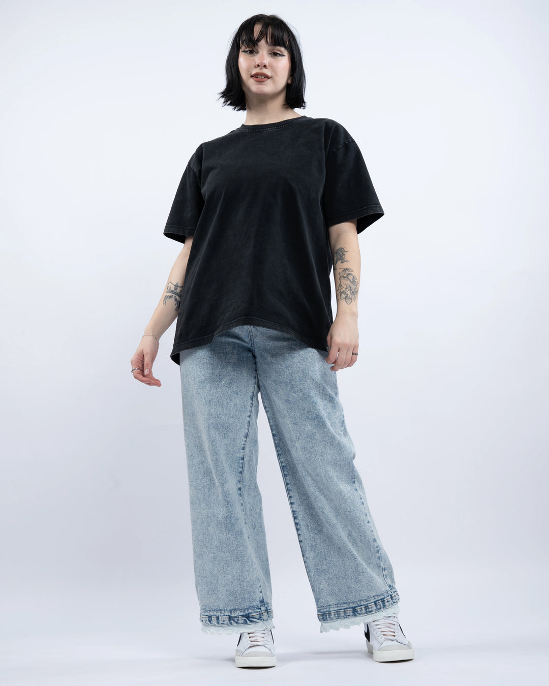 Black Washed Tee