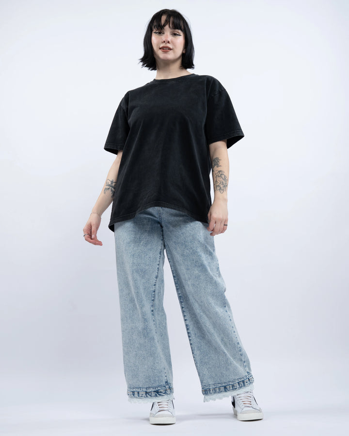 Black Washed Tee