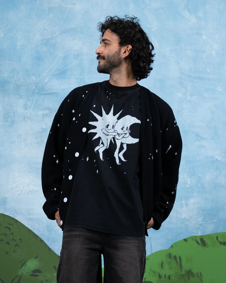 B&W Sun & Moon Cardigan
