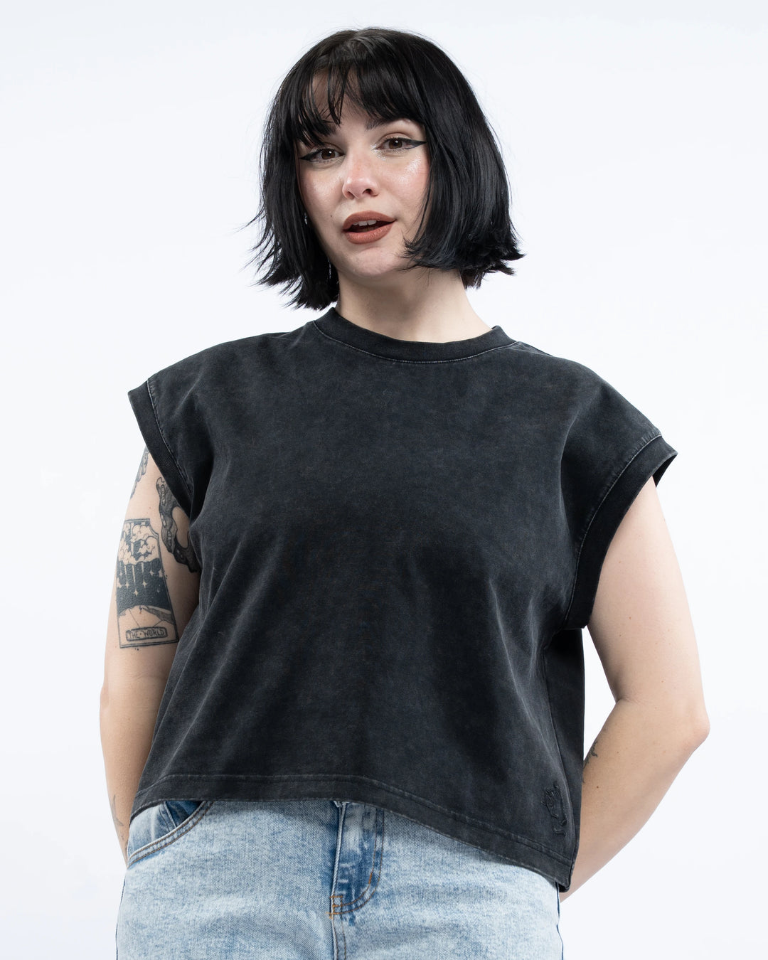 Black Washed Tank