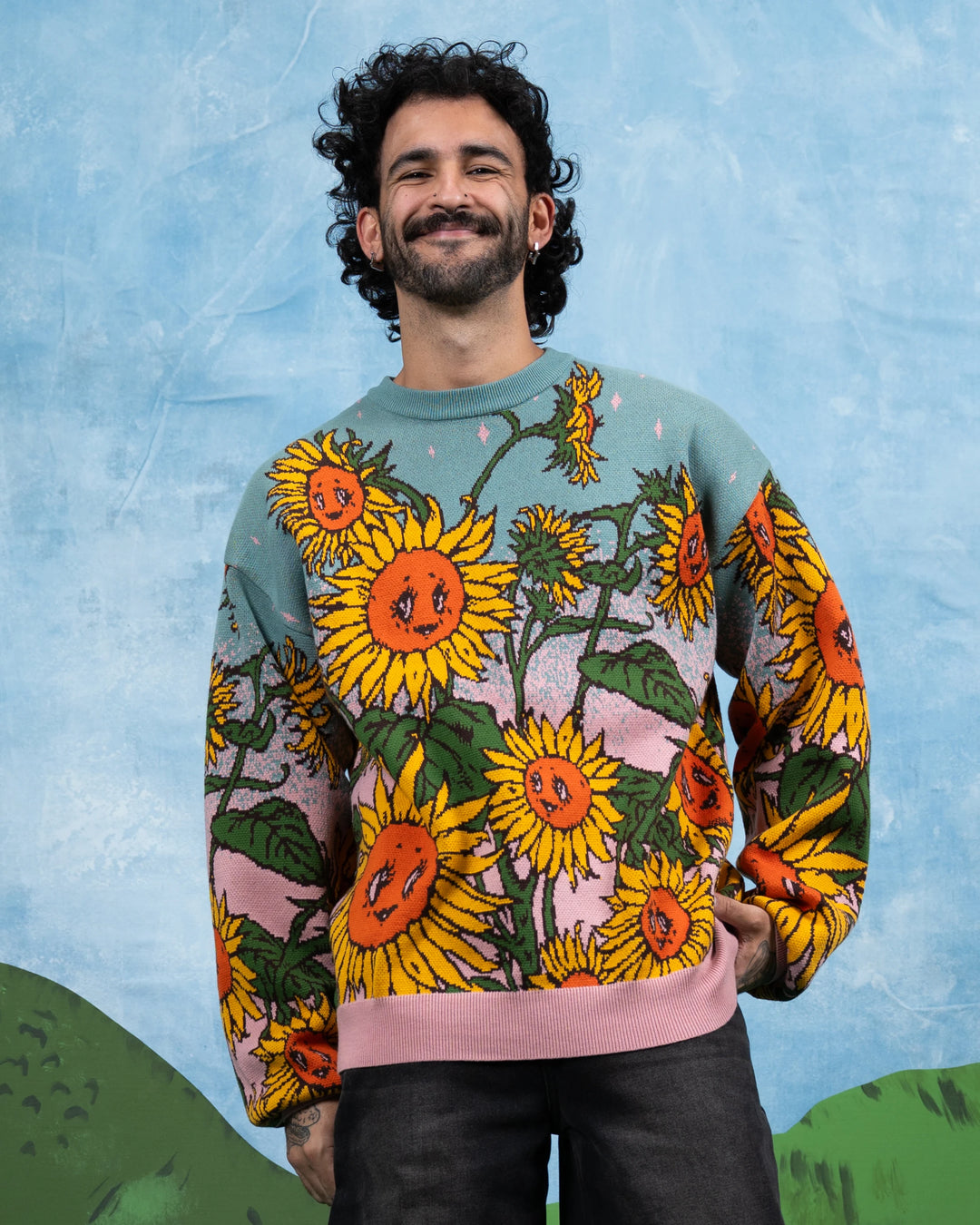 Sunflowers Sweater