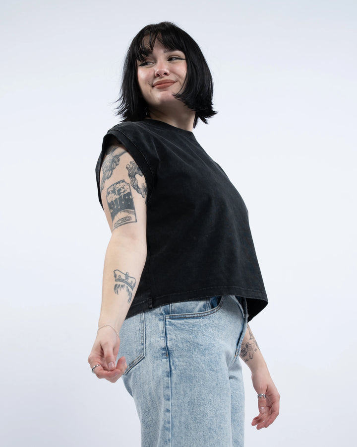 Black Washed Tank