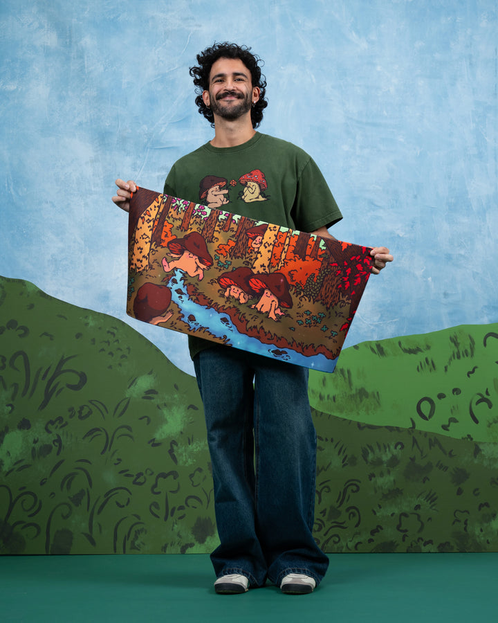 Mushroom Friends Desk Mat