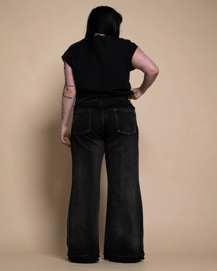 Black Lace Jeans