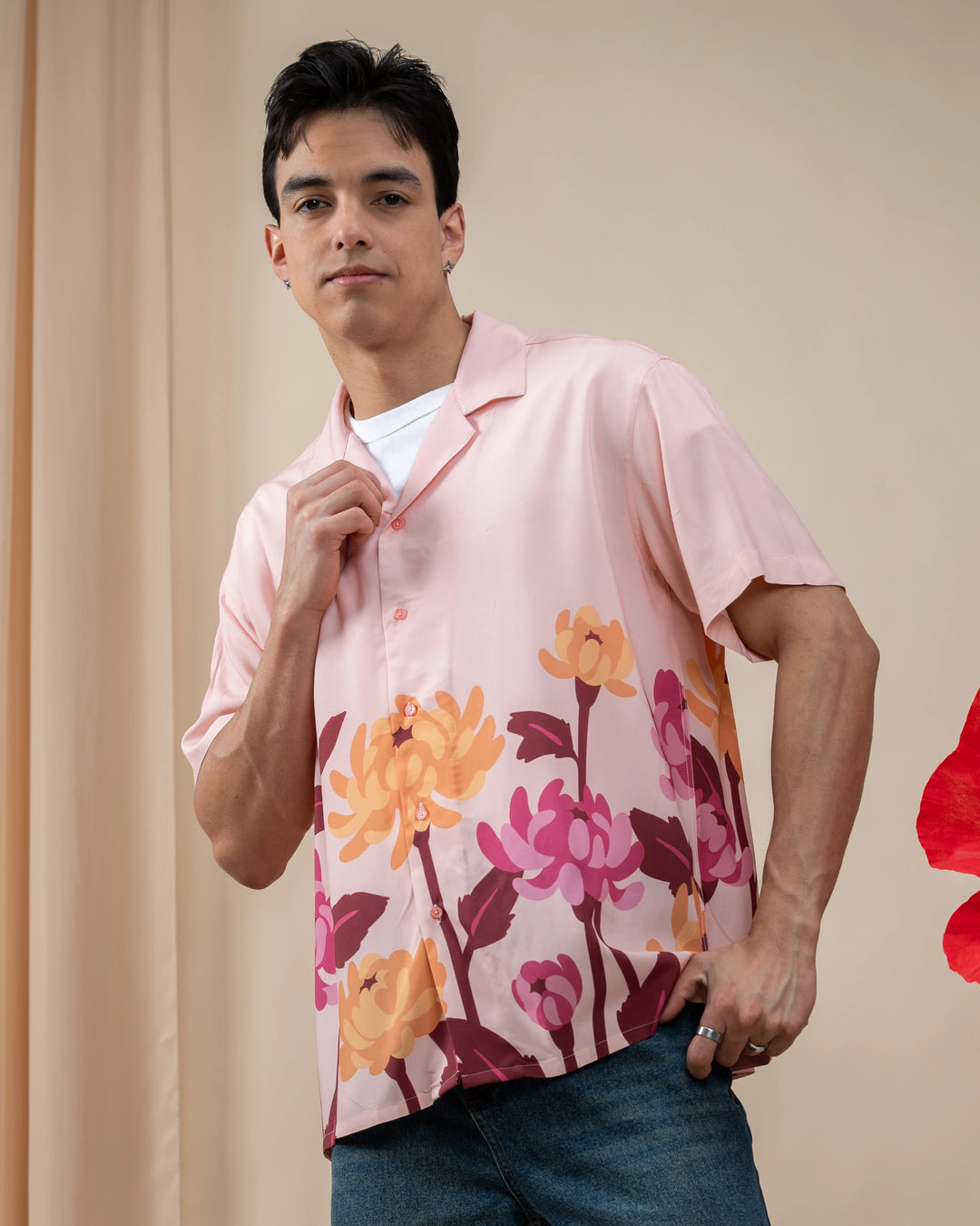 Chrysanthemum Button Up