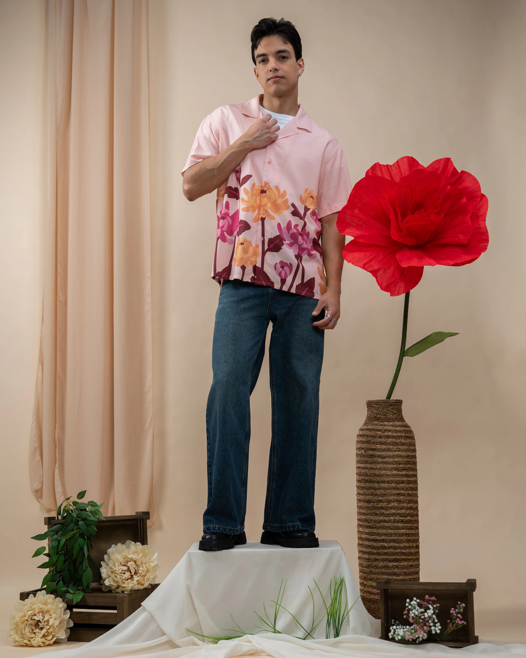 Chrysanthemum Button Up
