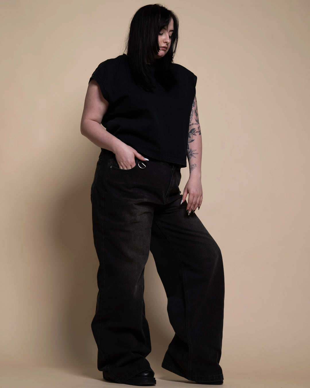 Black Baggy Jeans