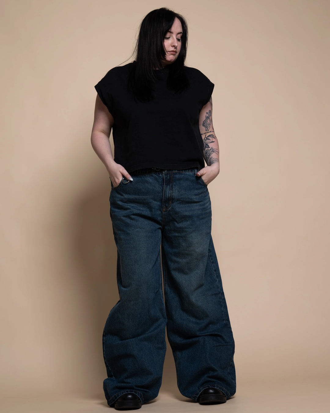 Blue Baggy Jeans