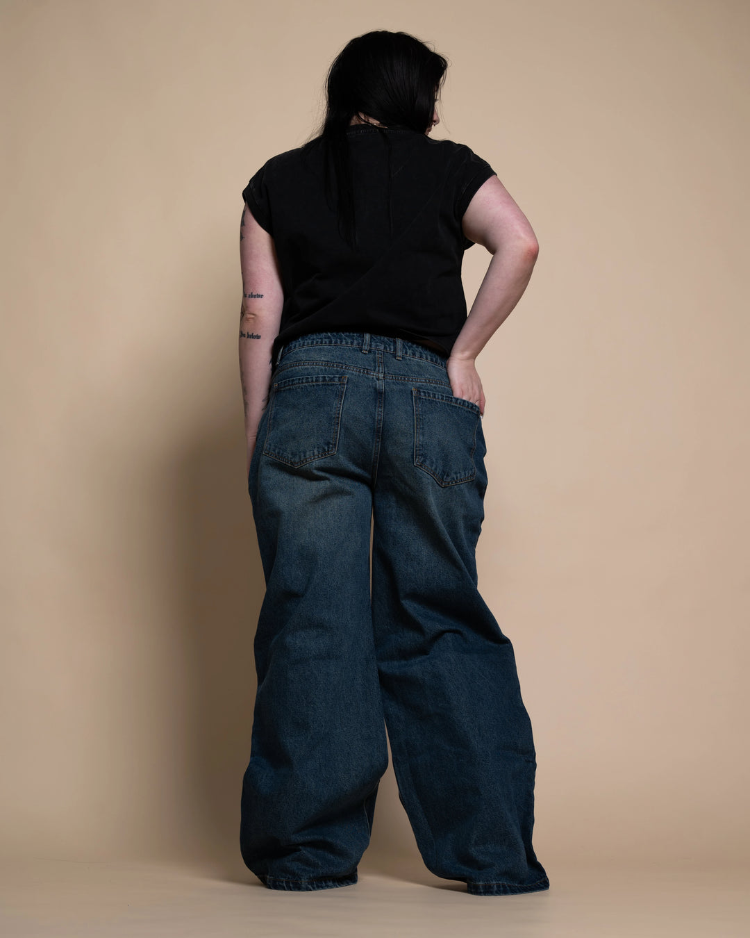 Blue Baggy Jeans