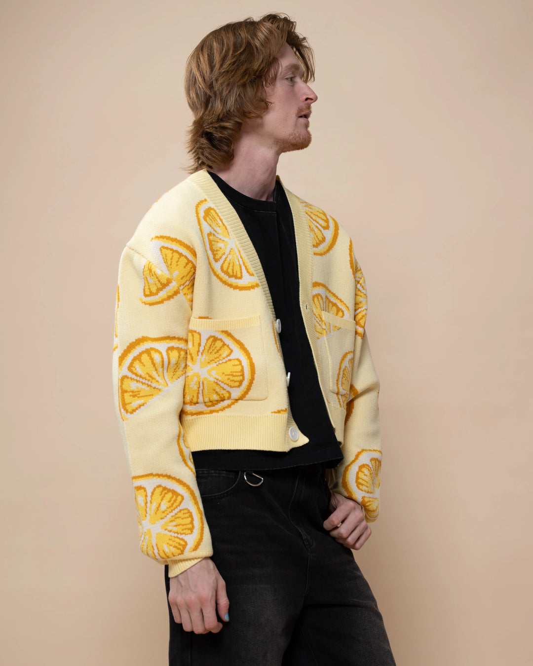 Cropped When Life Gives You Lemons Cardigan