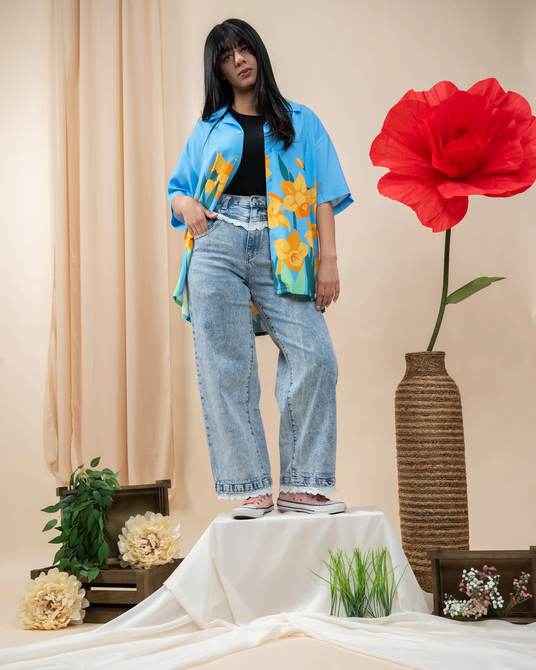 Daffodil Button Up