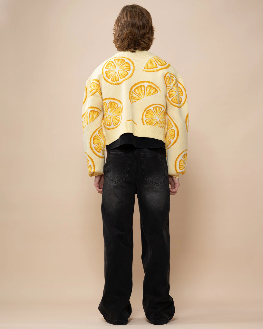 Cropped When Life Gives You Lemons Cardigan