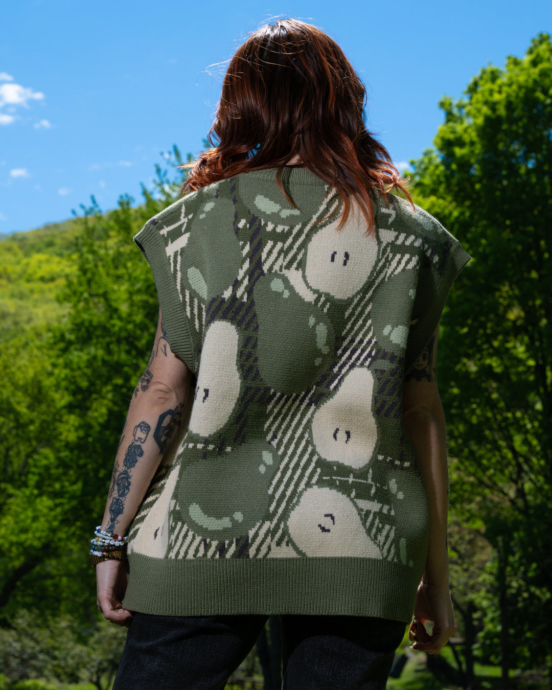 Plaid Pear Vest