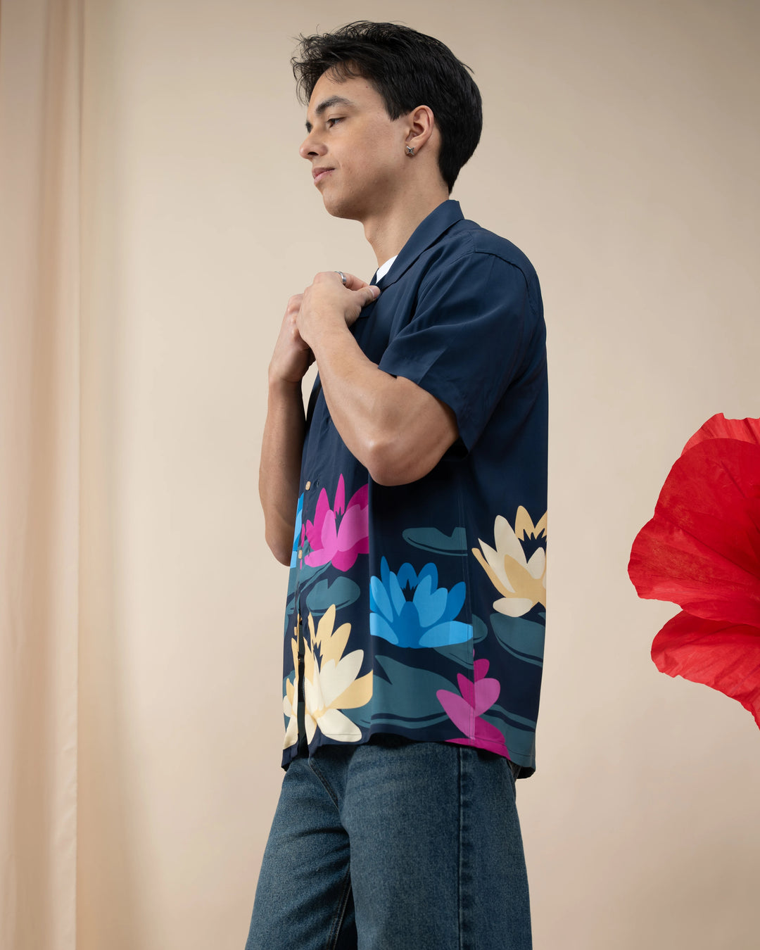 Water Lily Button Up