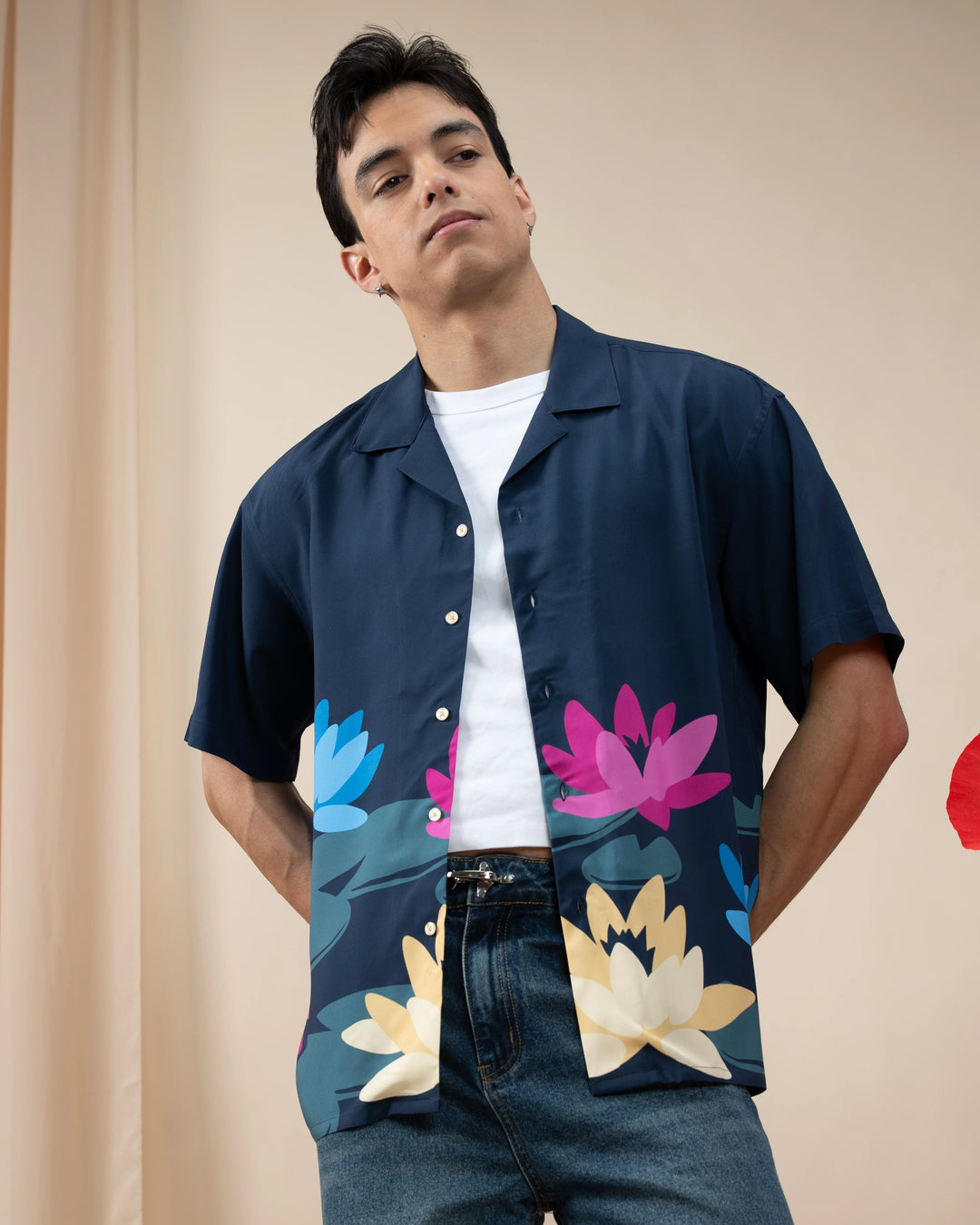 Water Lily Button Up