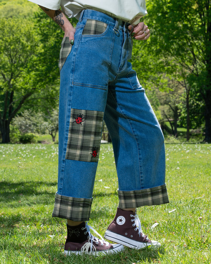 Mackle Bottom Jeans