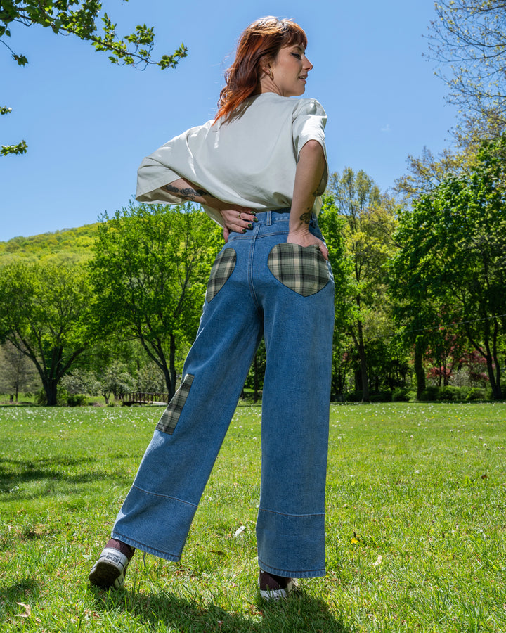 Mackle Bottom Jeans