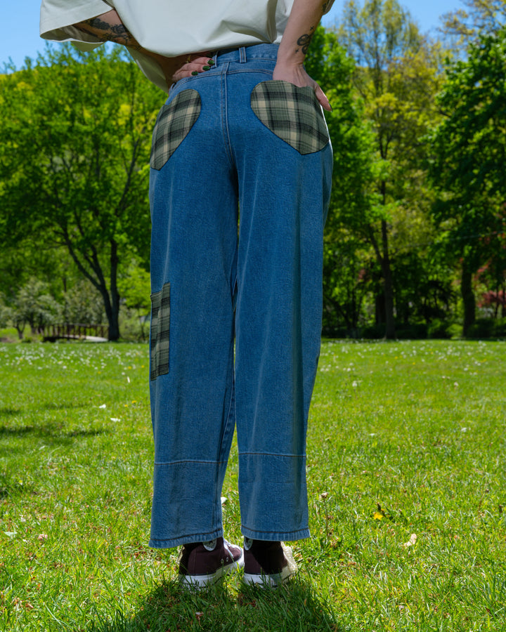 Mackle Bottom Jeans