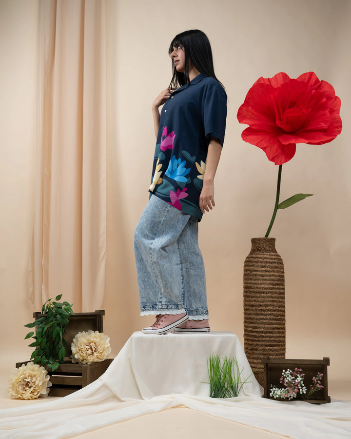 Water Lily Button Up