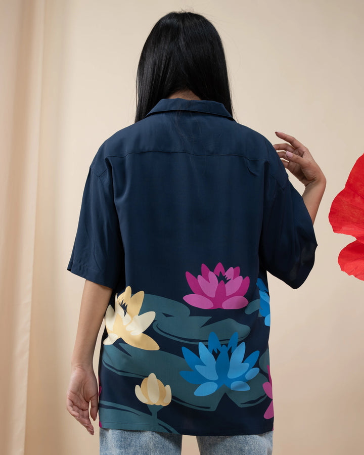 Water Lily Button Up