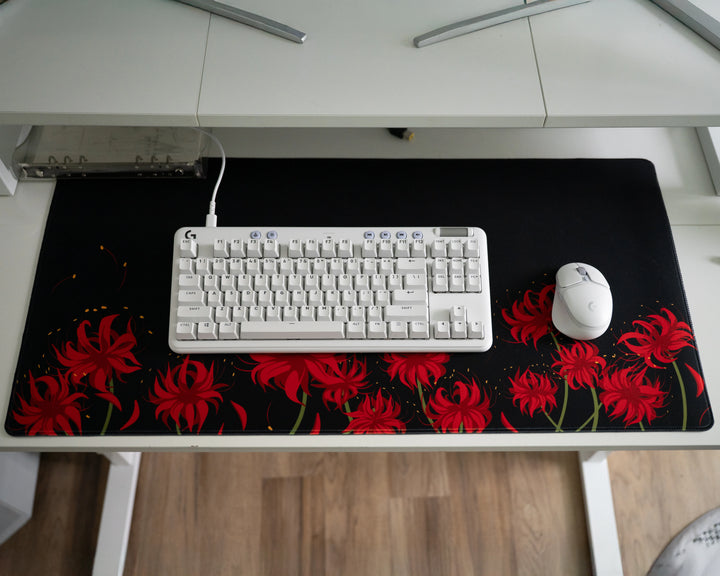 Spider Lily Desk Mat