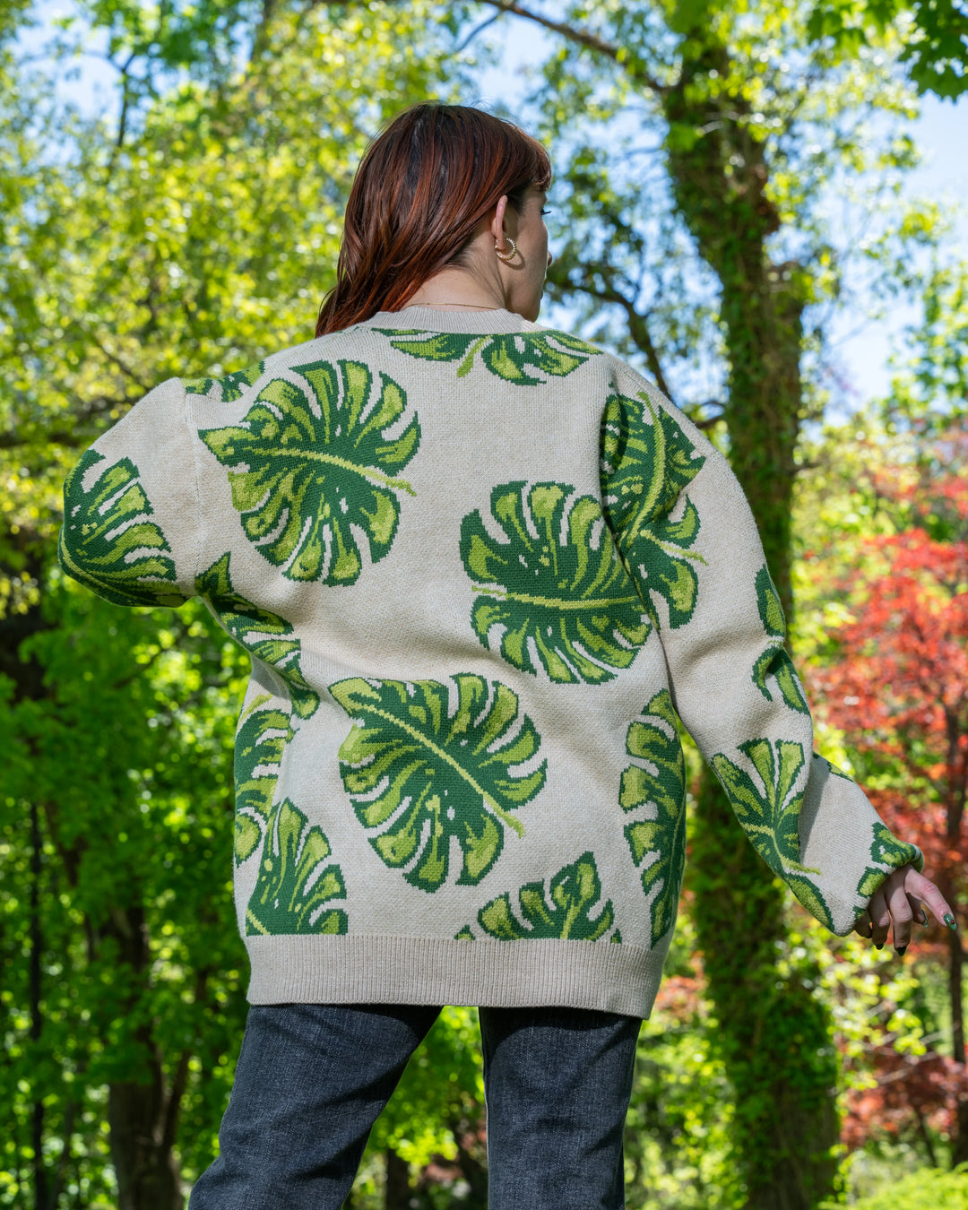 Monstera Cardigan