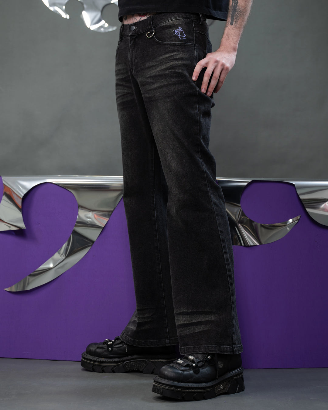 Medium Rise Tramp Stamp Jeans