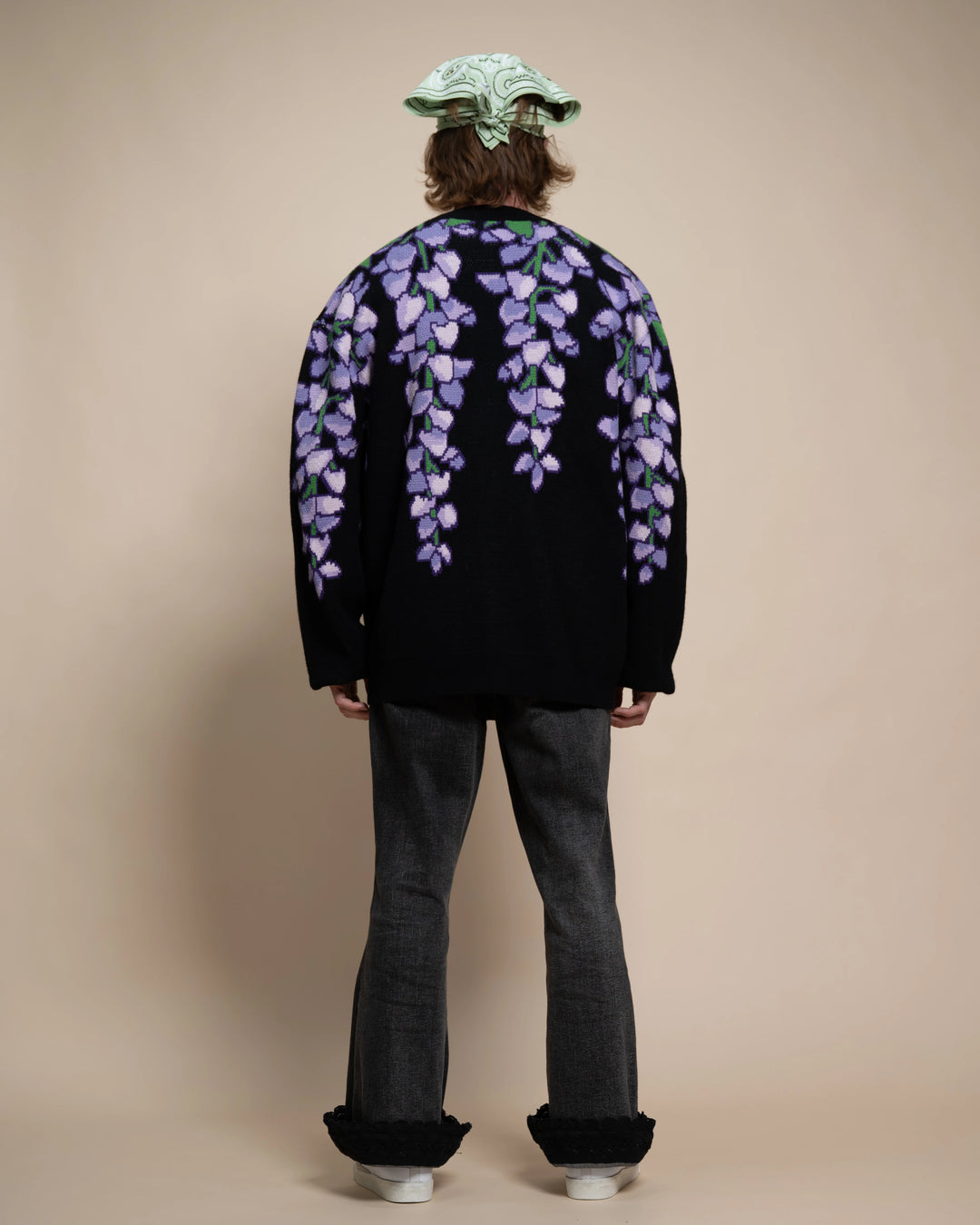 Black Wisteria Cardigan