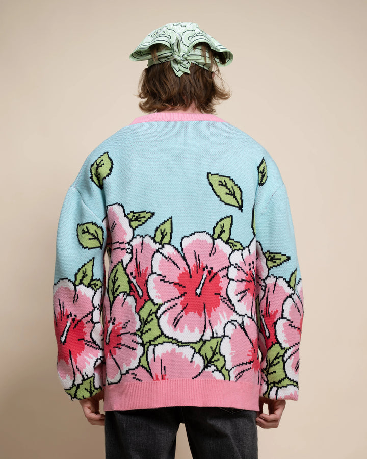 Pink Hibiscus Cardigan