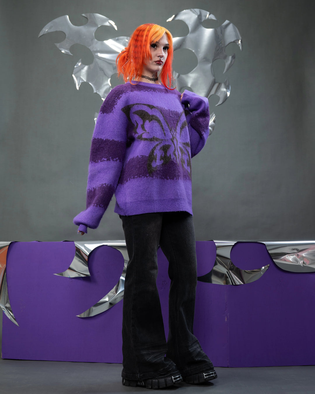 Cyber Butterfly Sweater