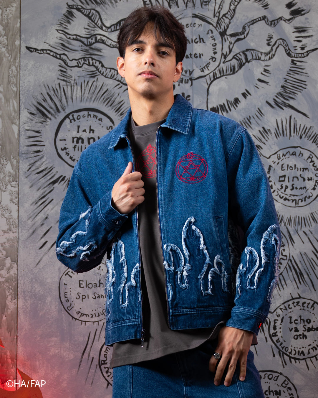 Flame Alchemist Denim Jacket