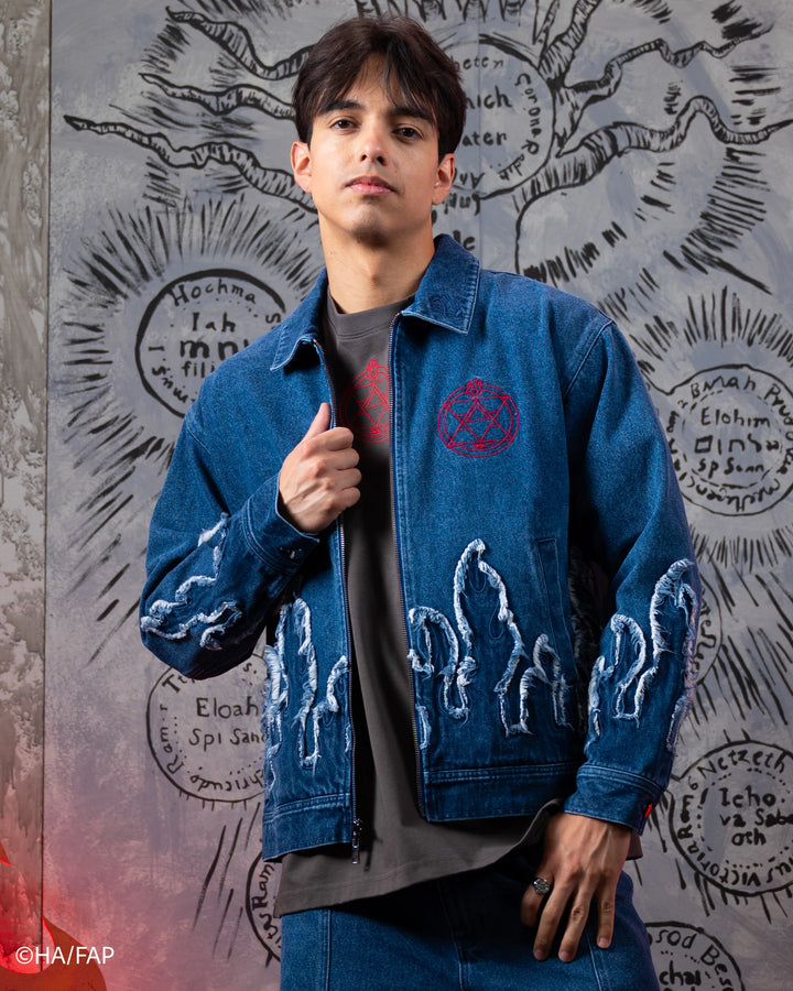 Flame Alchemist Denim Jacket