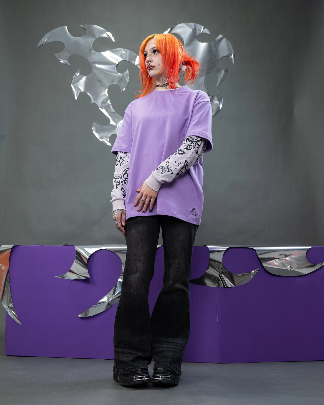 Butterfly Stick and Poke Long Sleeve