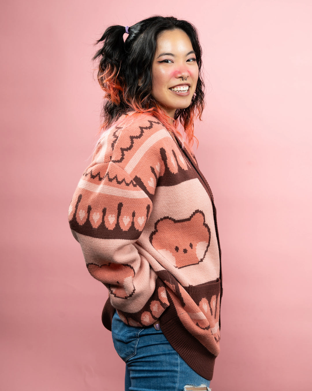 Chocolate minini Cardigan