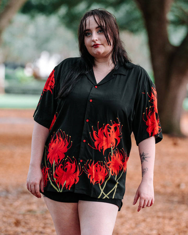 Spider Lily Button Up