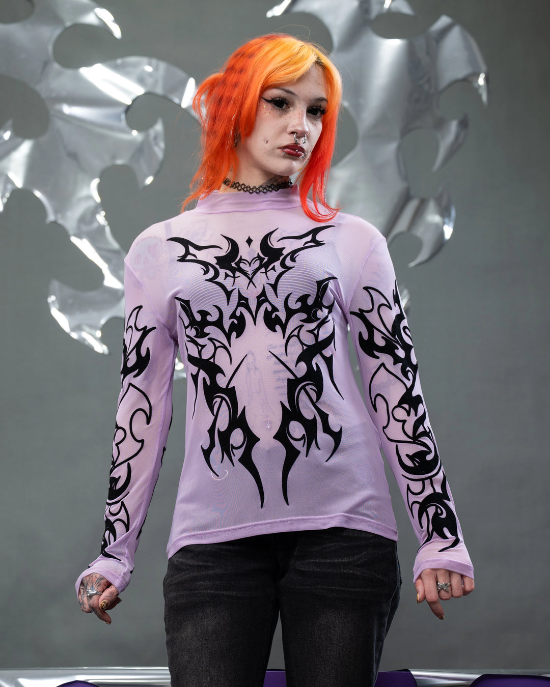 Cyber Mesh Top