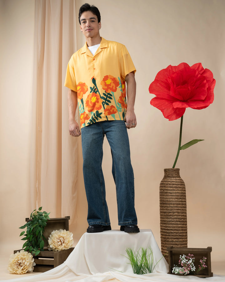 Marigold Button Up