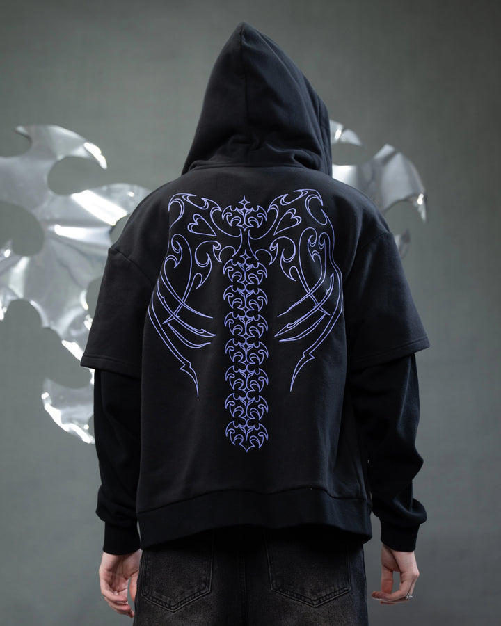 Cyber Angel Zip Up Hoodie