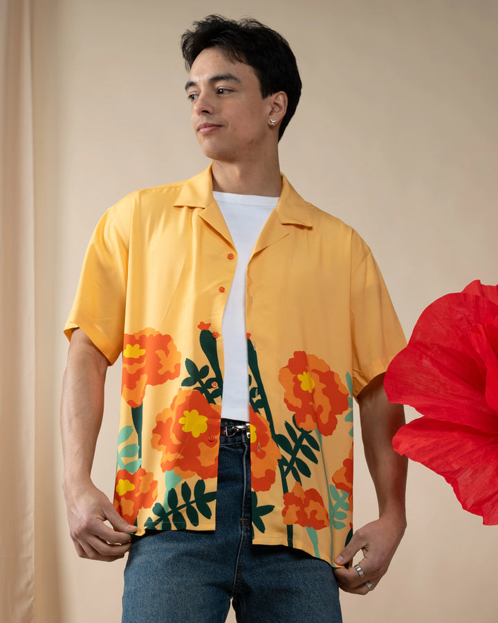 Marigold Button Up