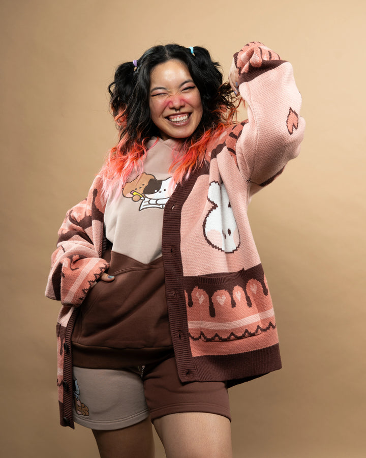 Chocolate minini Cardigan