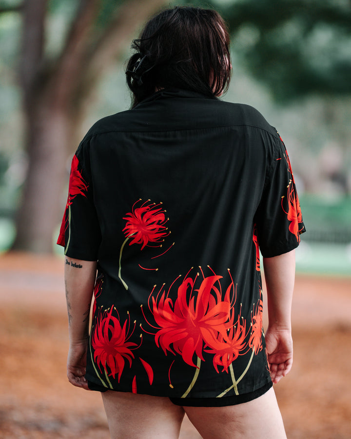 Spider Lily Button Up