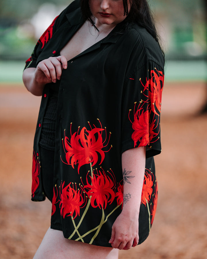 Spider Lily Button Up